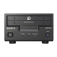 Sony ODS-D77UA Bedienungsanleitung