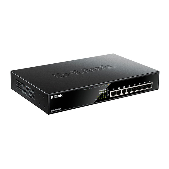 D-Link DGS-1008MP Installationsanleitung
