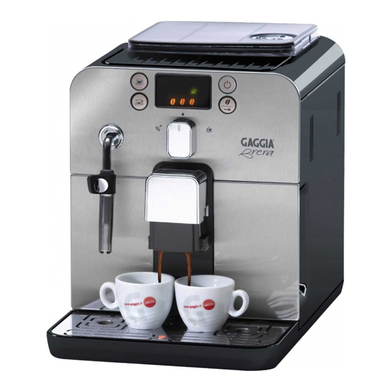 Gaggia BRERA 037RG Handbücher