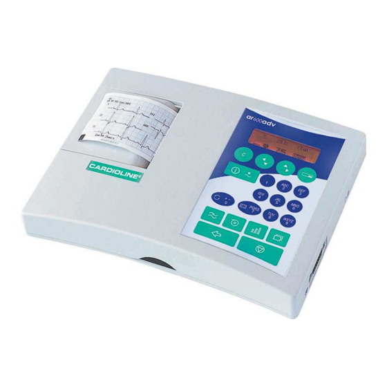 Cardioline ar600adv Bedienungsanleitung