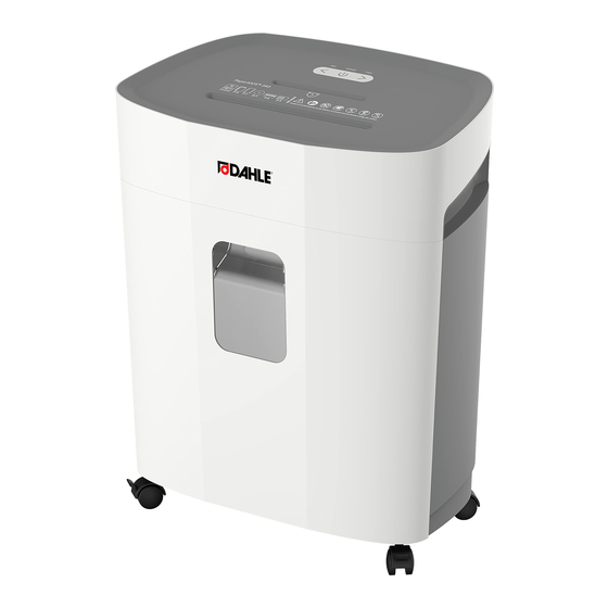 Dahle PaperSAFE PS 240 Original-Gebrauchsanleitung