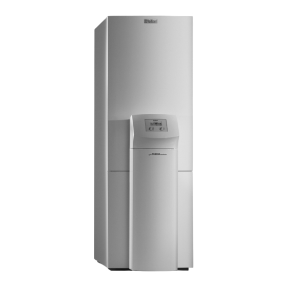 Vaillant geoTHERM plus VWS 62/2 Bedienungsanleitung