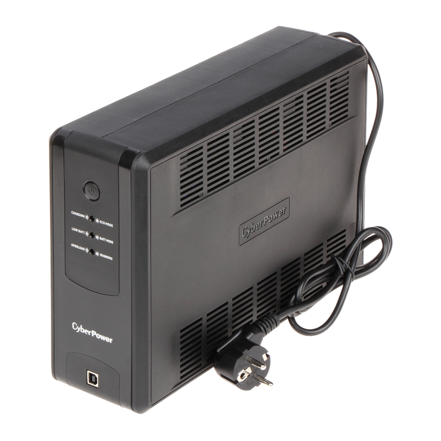 CyberPower UT1050EG Kurzanleitung