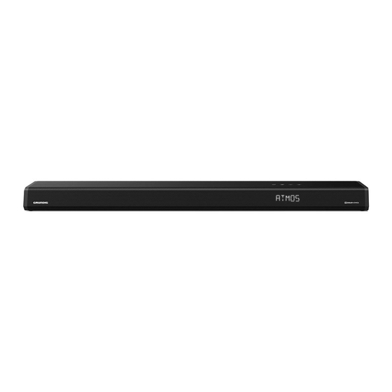 Grundig Dolby Atmos DSB 1000 Bedienungsanleitung