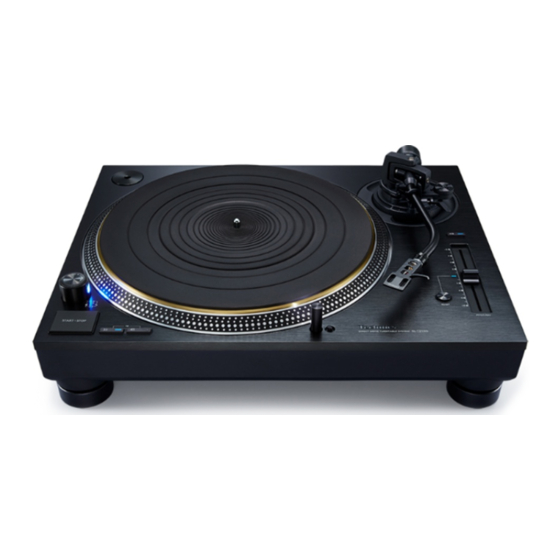 Technics SL-1210G Bedienungsanleitung