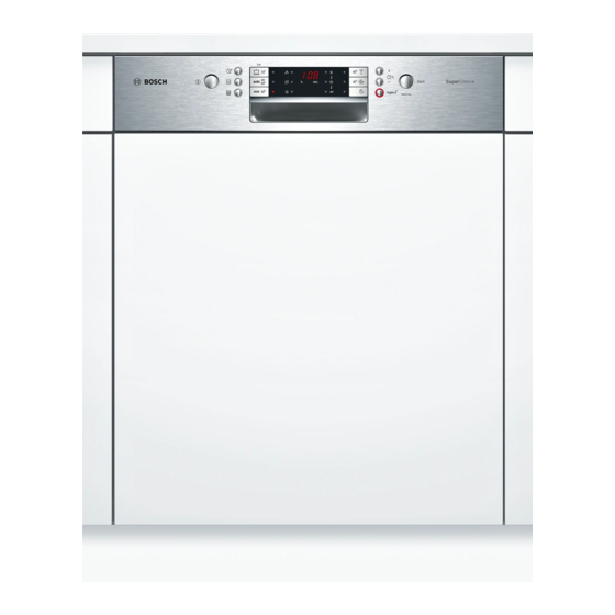 Bosch SMI69N95EU Gebrauchsanleitung