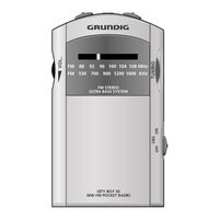 Grundig CITY BOY 50 Bedienungsanleitung