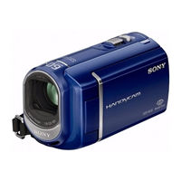 Sony Handycam DCR-SR38E Handbuch