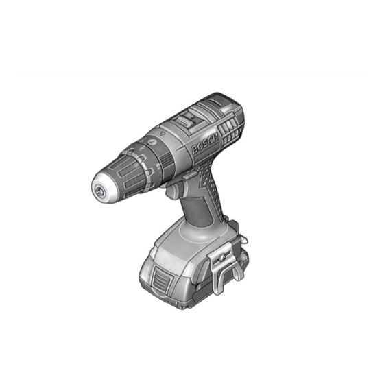 Bosch GSR Originalbetriebsanleitung