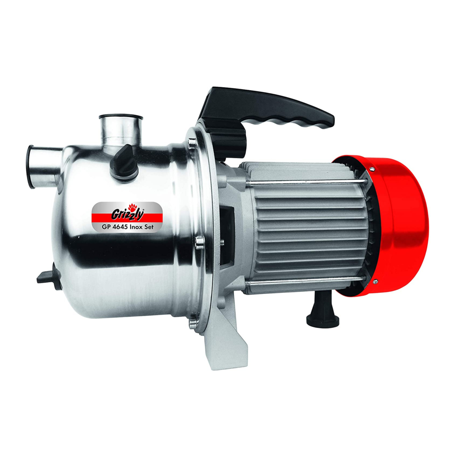 Grizzly GP 4645 Inox Set Originalbetriebsanleitung