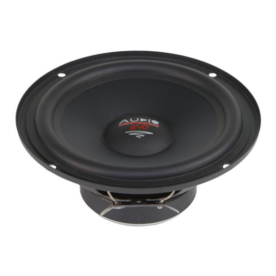 Audio System GERMAN SOUND AS 165 DC EM EVO Anleitung