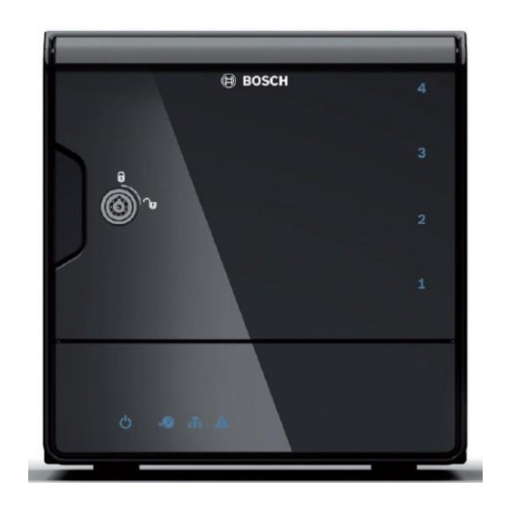 Bosch DIVAR IP 5000 Installationsanleitung
