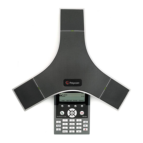 Polycom soundstation IP 7000 Kurzanleitung