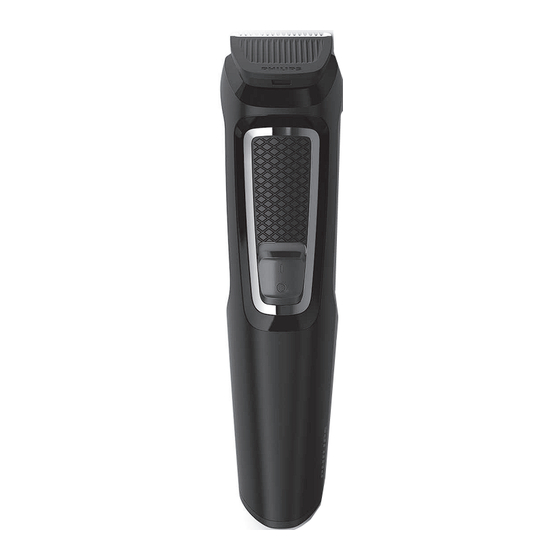 Philips Multigroom-Serie 3000 8in1 Bedienungsanleitung