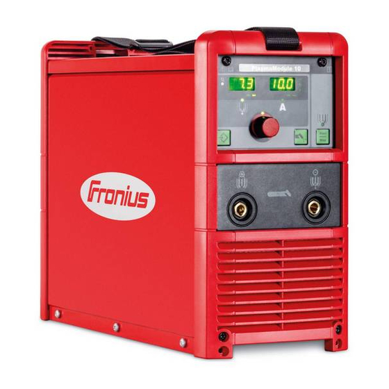 Fronius PlasmaModule 10 Bedienungsanleitung
