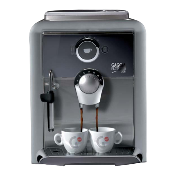 Philips Gaggia Platinum Event Bedienungsanleitung