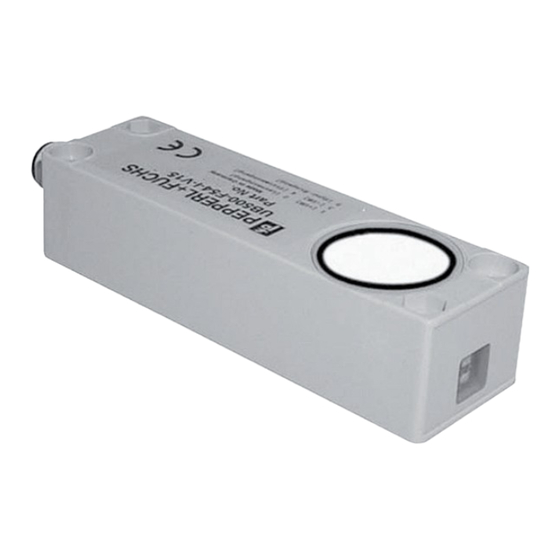 Pepperl+Fuchs UB2000-F54-I-V15 Anleitung