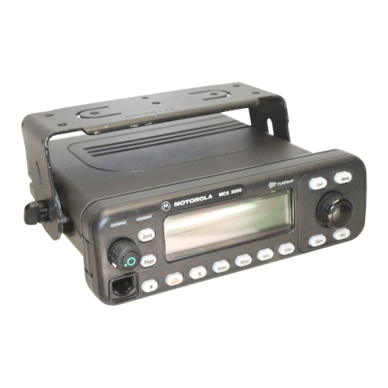 Motorola MCS 2000 II Bedienungsanleitung