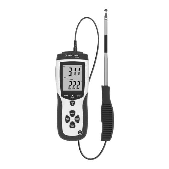 Trotec TA300 Bedienungsanleitung