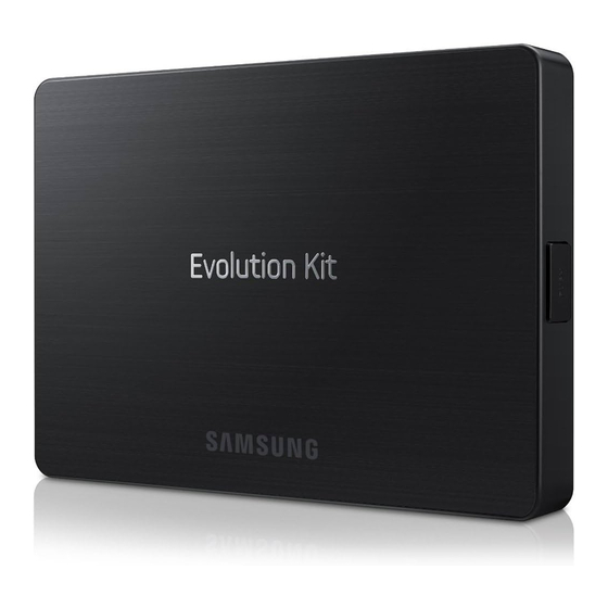Samsung Evolution Kit SEK-1000 Bedienungsanleitung