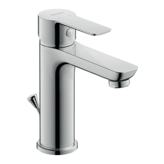 Duravit A.1 A11010 0010 10 Montage- Und Gebrauchsanleitung
