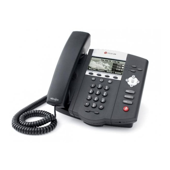 Polycom SoundPoint IP 321 Referenzhandbuch