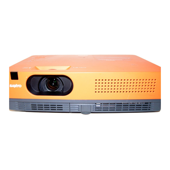 Sanyo PLC-XE33 Bedienungsanleitung