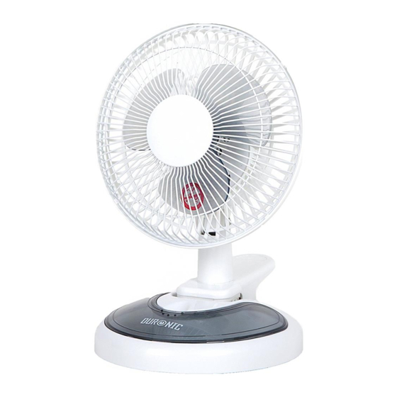 Duronic FN15- Desk Fan Bedienungsanleitung