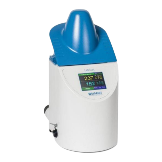 SIGRIST-PHOTOMETER LabScat 2 Betriebsanleitung