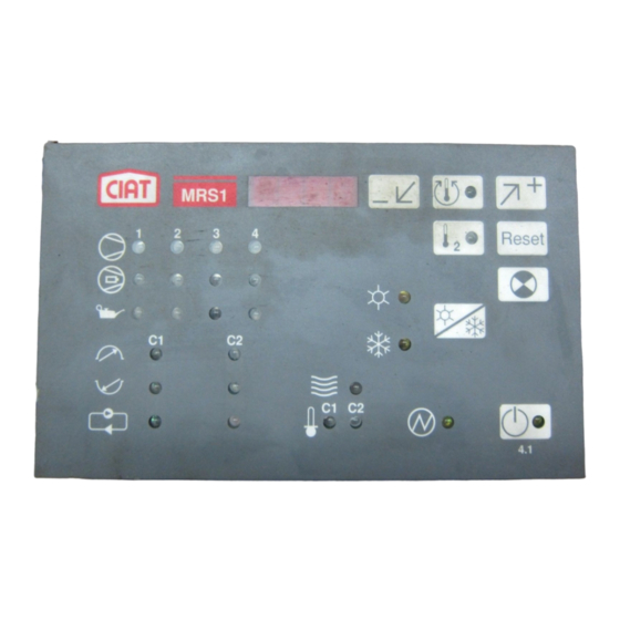 CIAT mrs 1-4 Montageanleitung Und Bedienungsanleitung