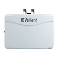 Vaillant miniVED VED H 3/1 Bedienungsanleitung
