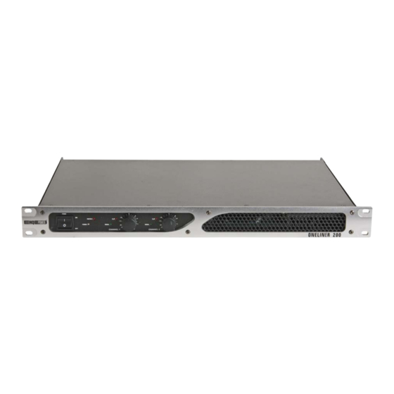 HQ Power VPA2200U1 - Oneliner 200 Bedienungsanleitung