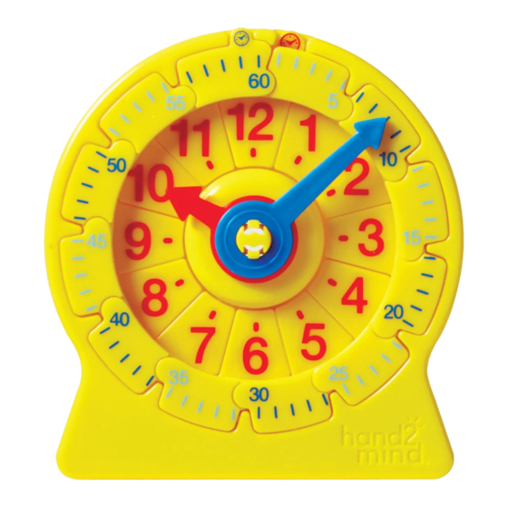 hand2mind NumberLine Clock Handbuch