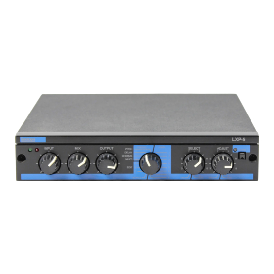 Lexicon LXP-5 Bedienungsanleitung