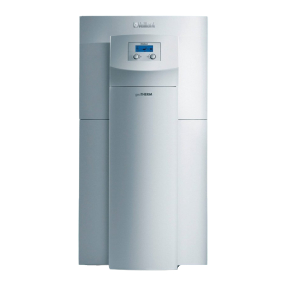 Vaillant geoTHERM VWS Installationsanleitung