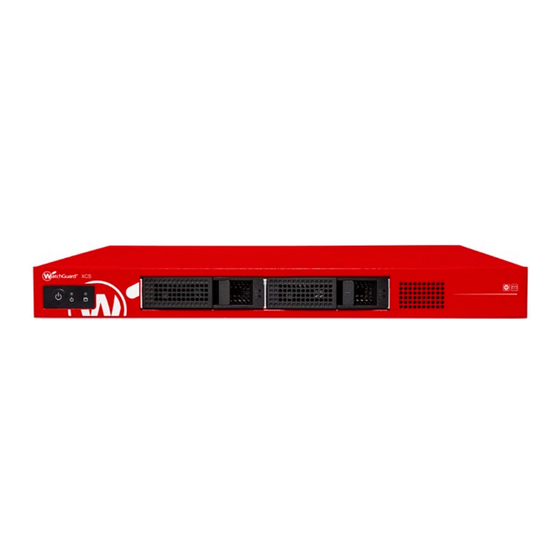 Watchguard XCS Platform Kurzanleitung