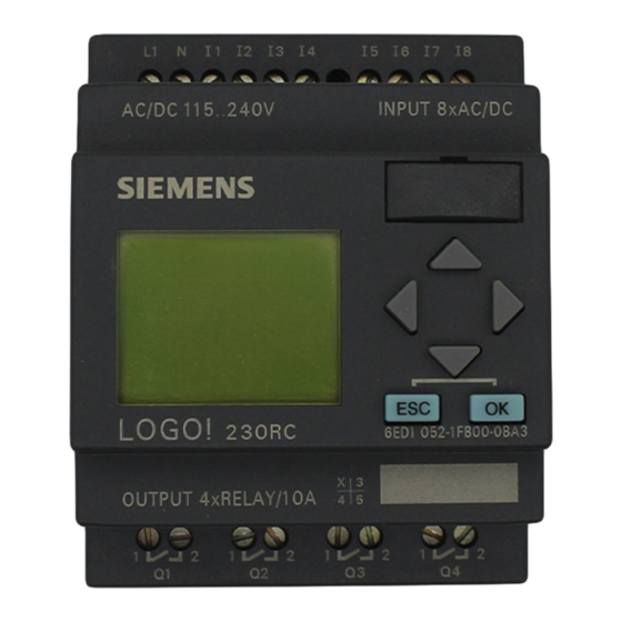 Siemens LOGO! Serie Handbuch