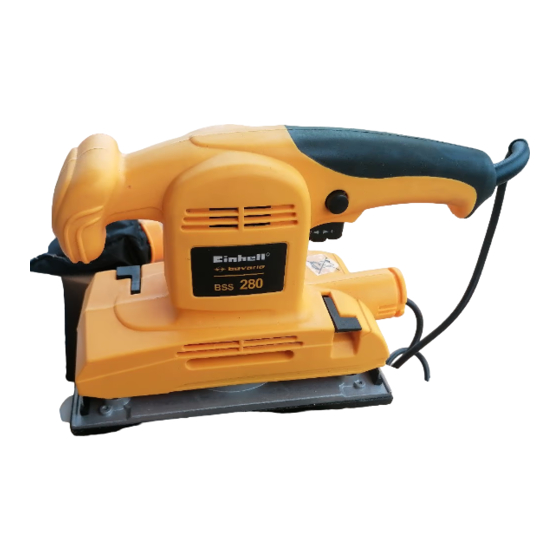 Einhell bavaria BSS 280 Gebrauchsanweisung