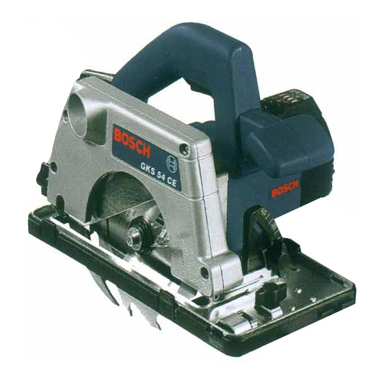 Bosch GKS 54 Bedienungsanleitung