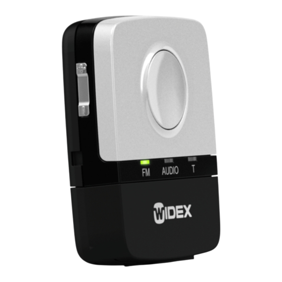 Widex FM+DEX Bedienungsanleitung