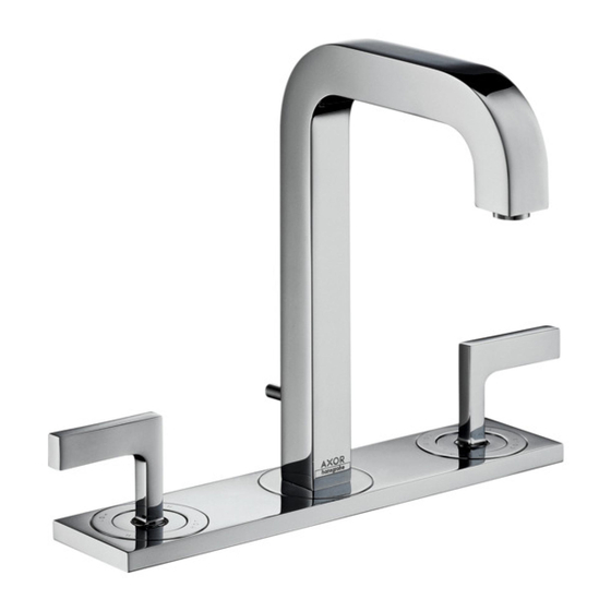 Hansgrohe Axor Citterio 39136000 Montageanleitung