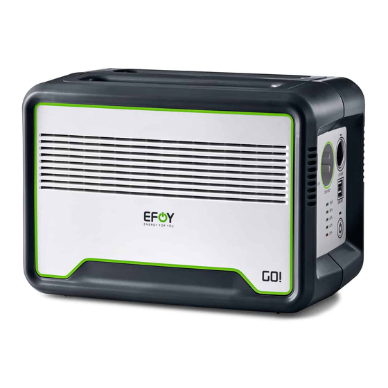 SFC Energy EFOY GO! Handbuch