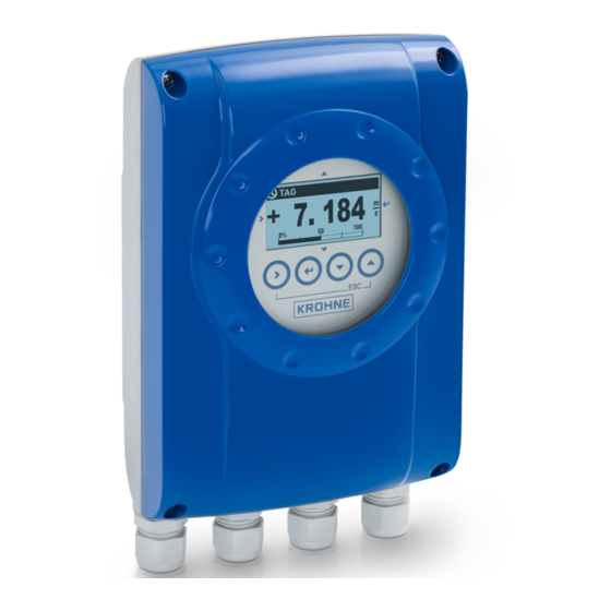 KROHNE IFC 050 Startanleitung