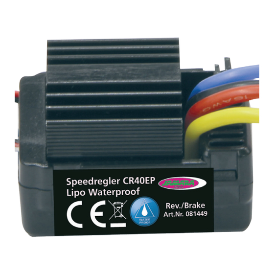 Jamara CR40EP Gebrauchsanleitung