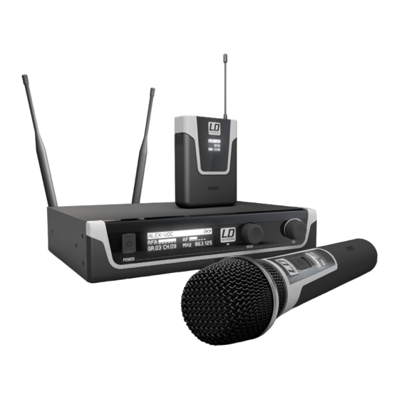 LD Systems U500 Serie Bedienungsanleitung