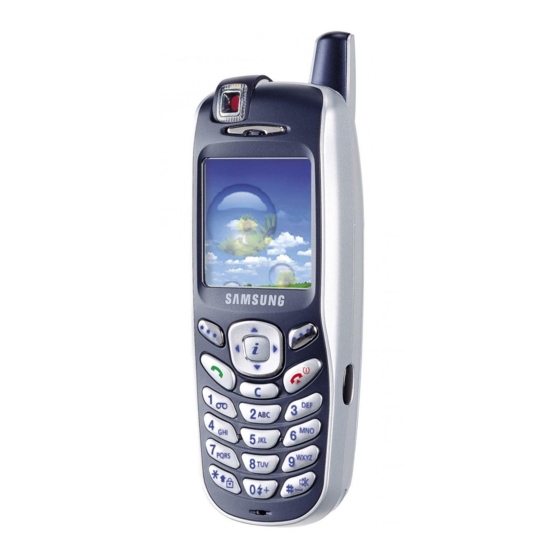 Samsung SGH-X600 Bedienungsanleitung