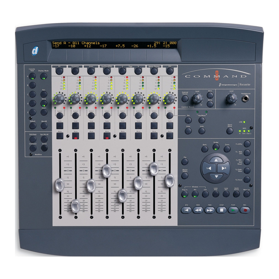 DigiDesign Command 8 Handbuch