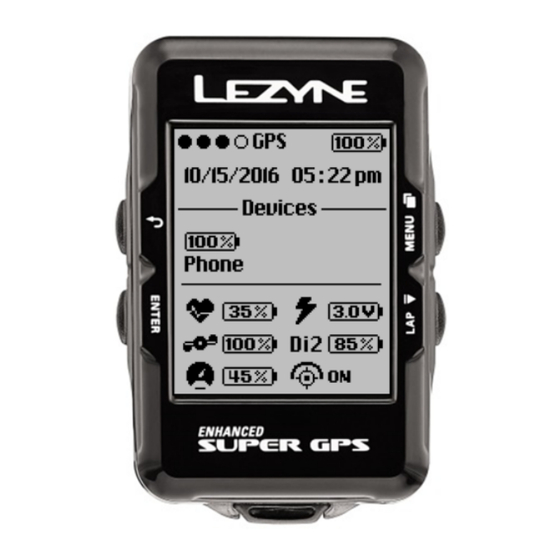 Lezyne mini Bedienungsanleitung
