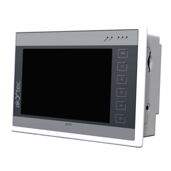 Akytec SPK207 Bedienungsanleitung
