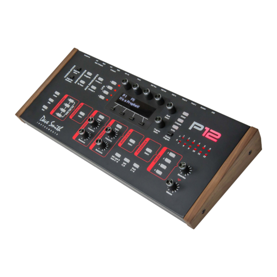 Dave Smith Instruments Prophet 12 Handbuch